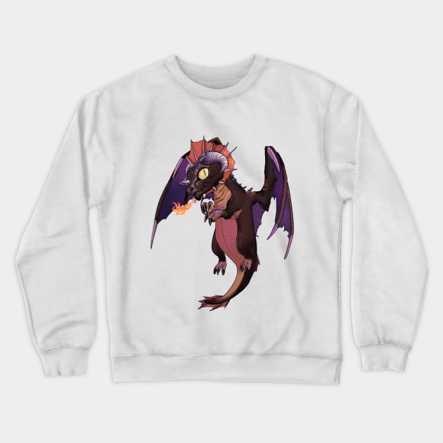 Onyxia, WOW Crewneck Sweatshirt by SYnergization